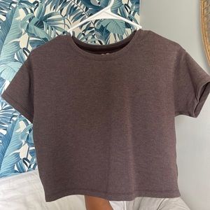 Burgundy Lululemon Think shirt